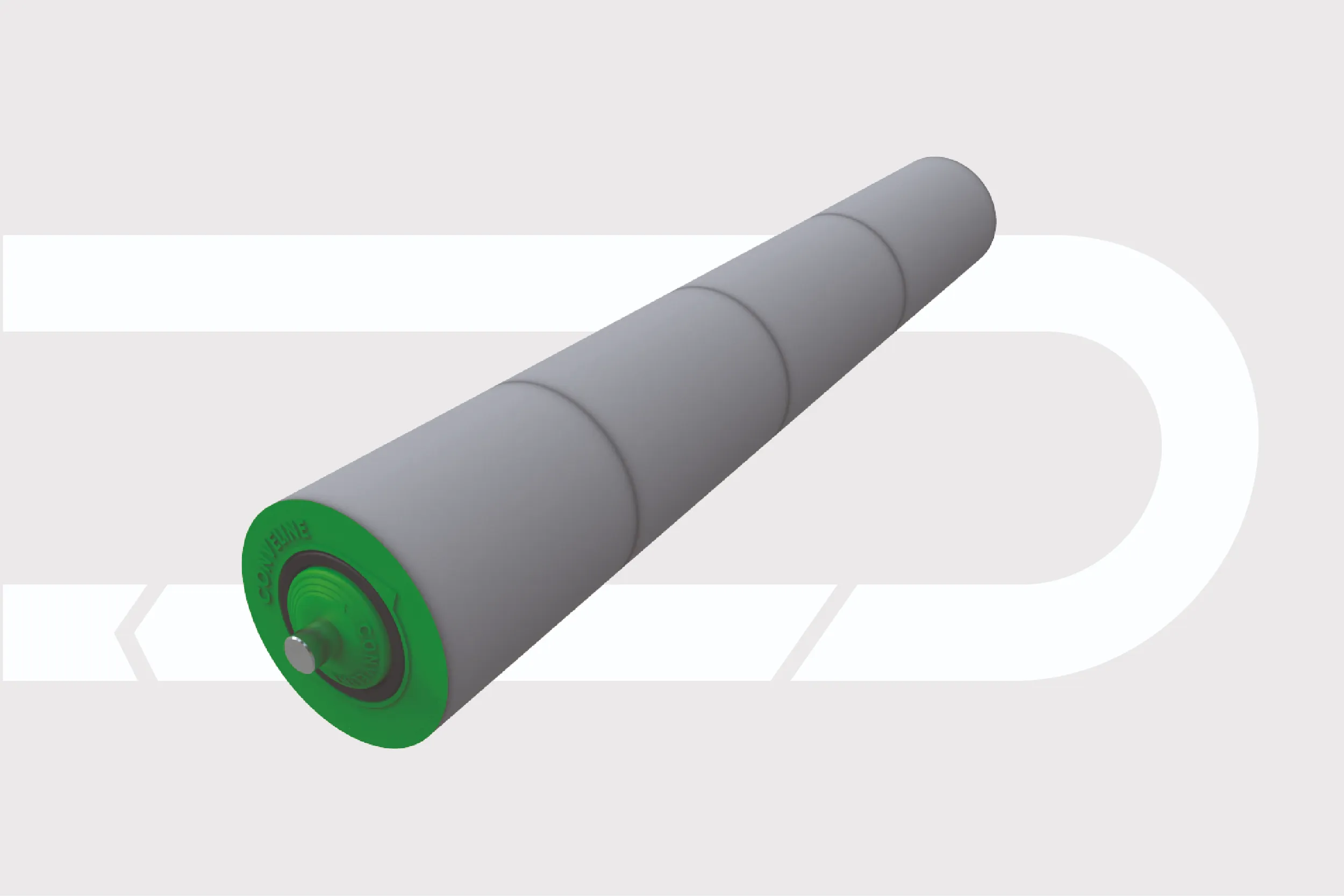 Gravity Tapered Conveyor Rollers - Spring Loaded
